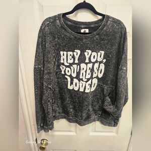 Womans charcoal sweater